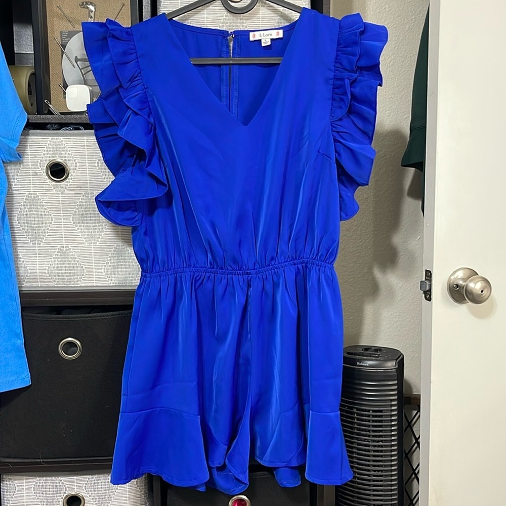 Royal Blue Romper